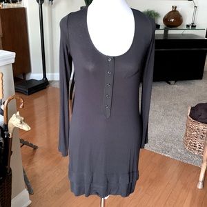 BCBG  Black Jersey Dress Size M